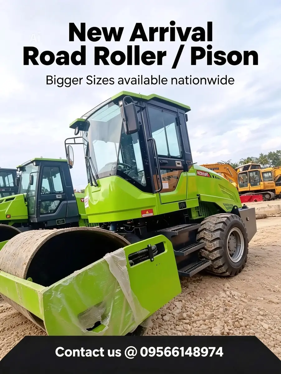 Heavy-duty road roller available nationwide