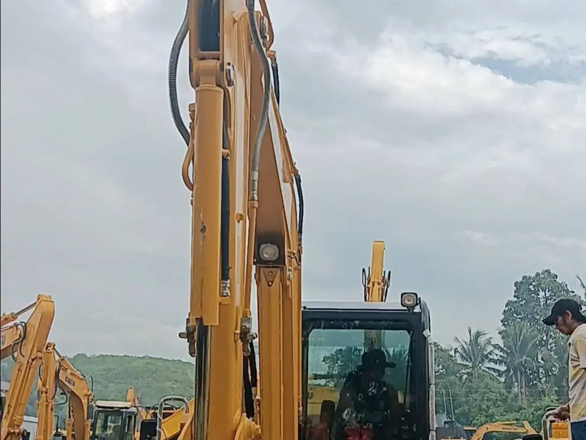 Komatsu compact excavator front view for sale