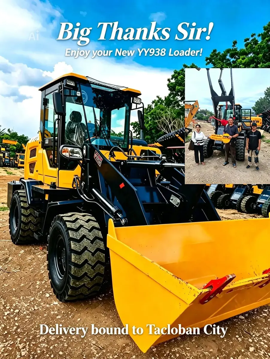 Sold YY938 wheel loader delivered to Tacloban City